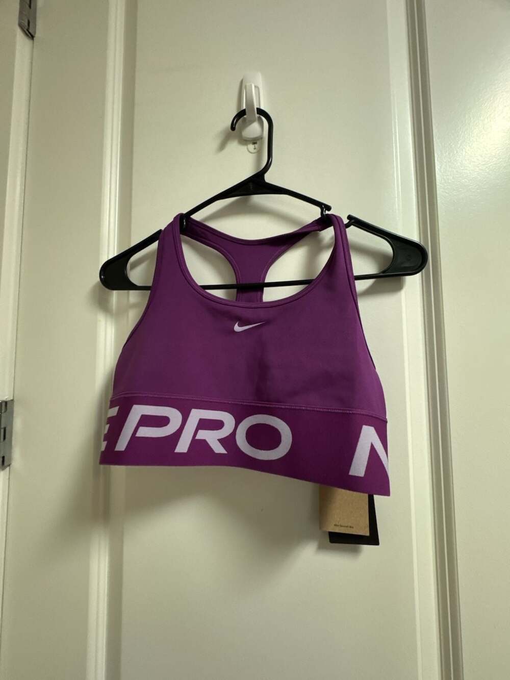 Nike Pro Sports Bra Girls Size XL Purple Dri-FIT